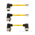 7/8 "mini power connectors με overmolding καλώδιο